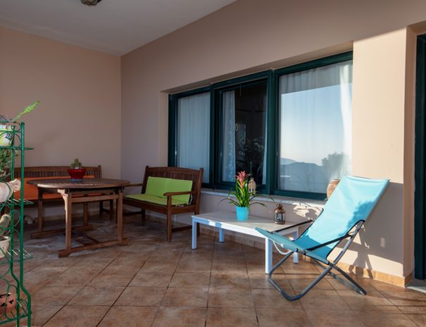 Best View Mountain Villa Chania- villa 55 outdoor space