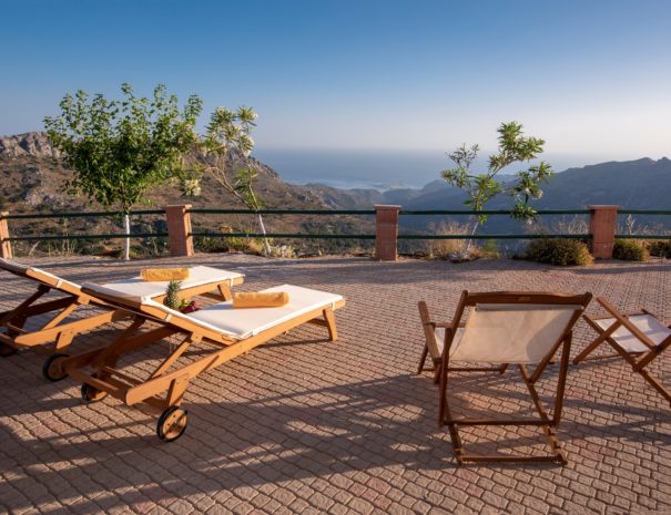 Best View Mountain Villa Chania- villa 88 relax time view