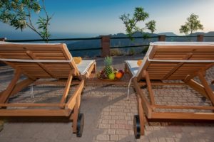 sunbeds amazing view