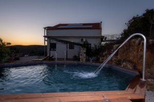 swimming pool sunset villa